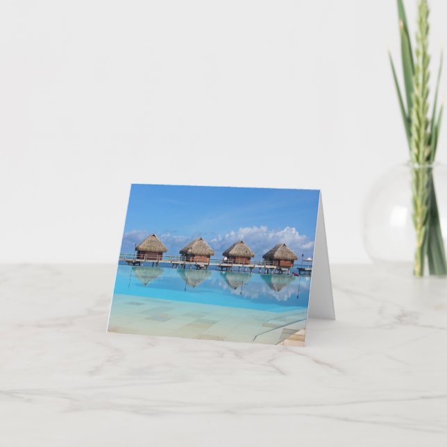 Moorea Mirror Note Card Karte (Vorderseite)