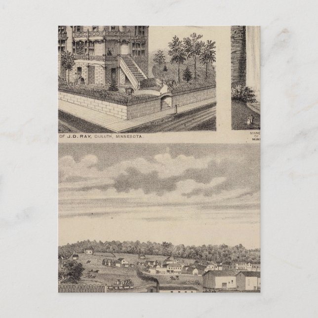 Moorhead Clay Landkreis, Minnesota Postkarte (Vorderseite)