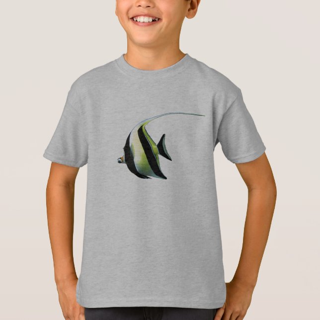 Moorish Idol Angelfish T-Shirt (Vorderseite)