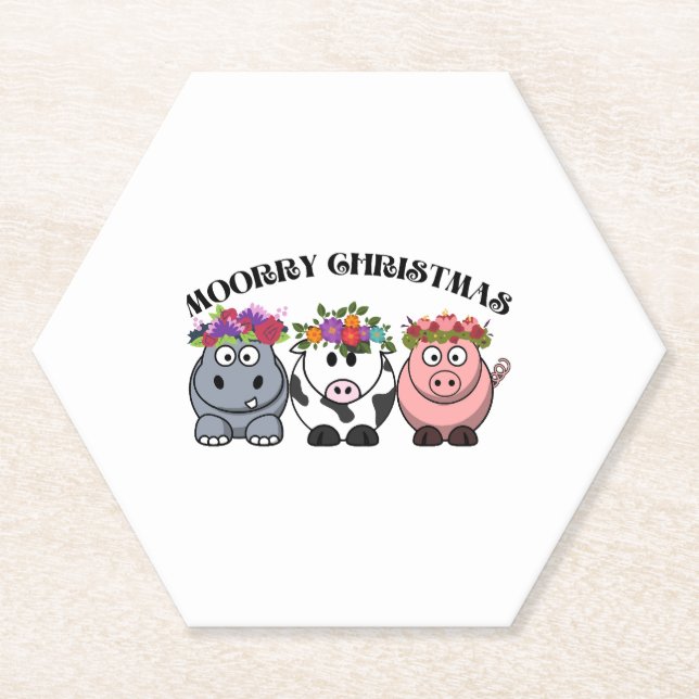 MOORRY CHRISTMAS UNTERSETZER (Vorderseite)