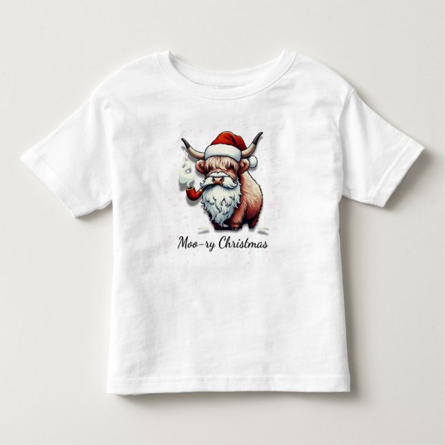 Moory Christmas Design Kleinkind T-shirt (Vorderseite)