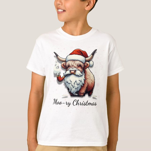 Moory Christmas Design T-Shirt (Vorderseite)