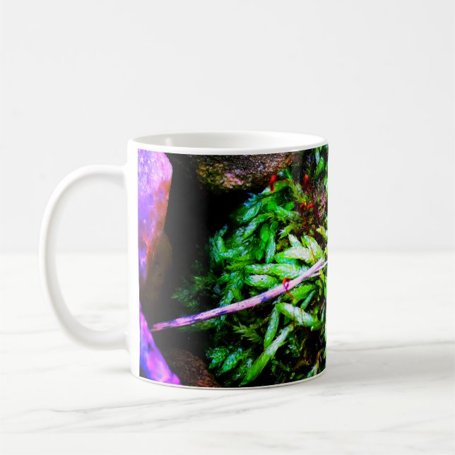 Moos auf Felsen Kaffeetasse (Links)
