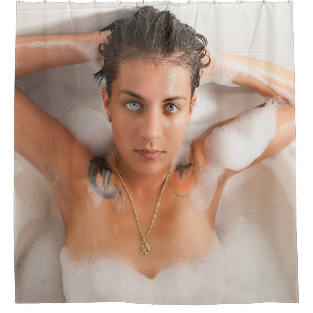 Moos Duschvorhang (Vorderseite)