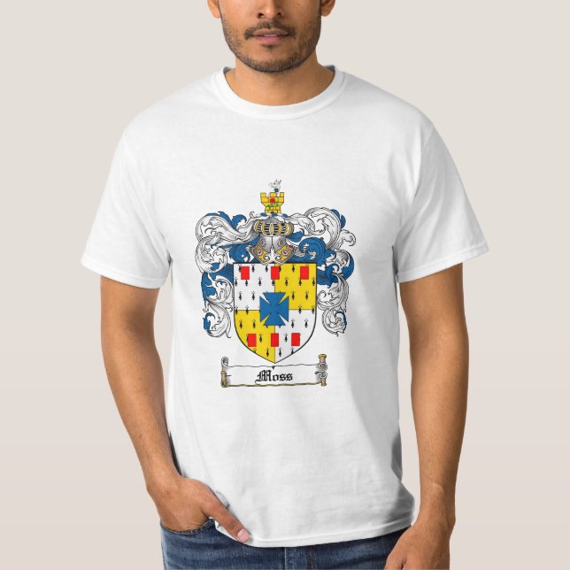 Moos-Familienwappen - Moos-Wappen T-Shirt (Vorderseite)