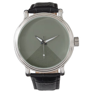 Moos Green Custom Triangle Watch Armbanduhr