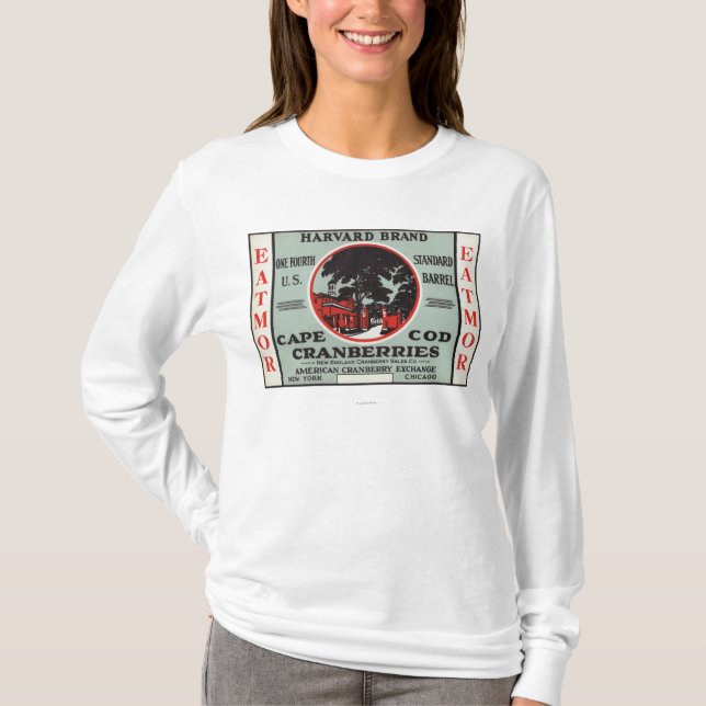Moosbeermarke Cape Cods Harvard Eatmor T-Shirt (Vorderseite)