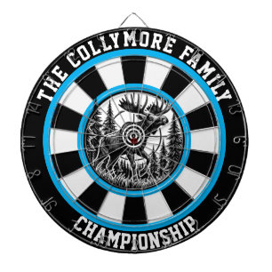 Moose Antlers Forest Target Art Dartscheibe