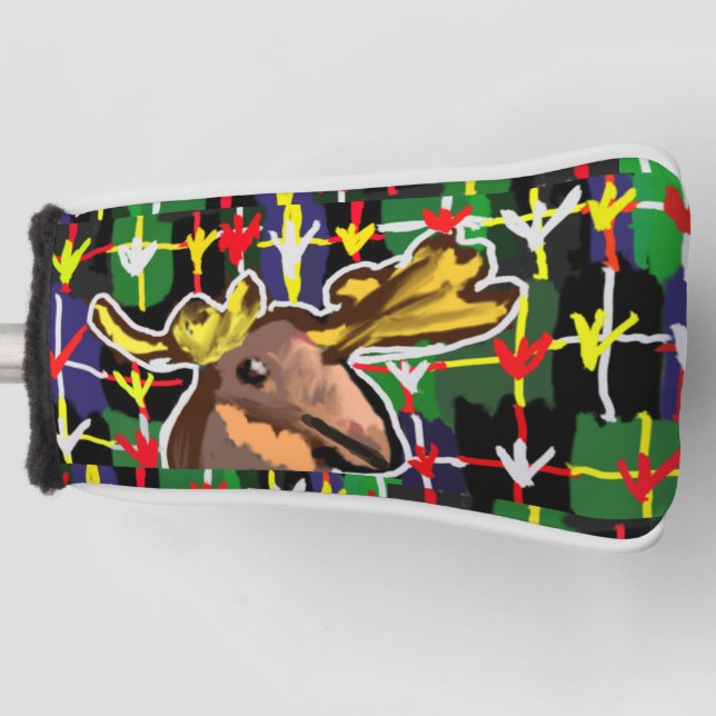 Moose Art  Golf Headcover (Vorderseite)