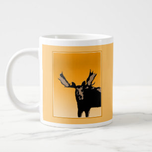 Moose at Sunset - Original Wildlife Art Jumbo-Tasse