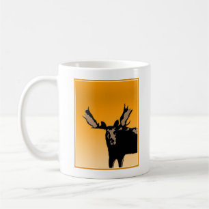 Moose at Sunset - Original Wildlife Art Tasse