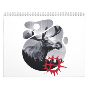 Moose Aurora Borealis   Kalender