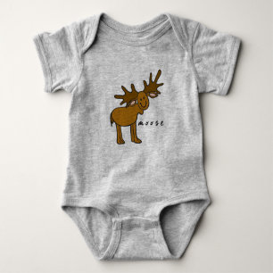 Moose Baby Bodysuit oder One-Piece (keine Basis) Baby Strampler