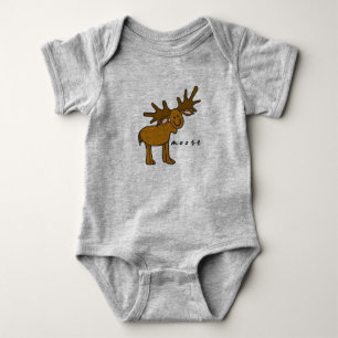 Moose Baby Bodysuit oder One-Piece (keine Basis) Strampler
