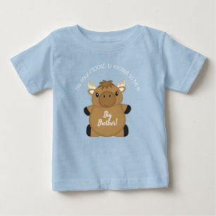Moose Baby Shower Blue Boy T-shirt