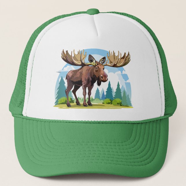 Moose buck truckerkappe (Vorderseite)