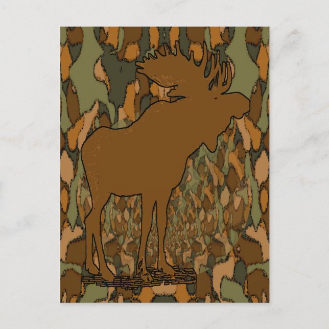 Moose Camouflage Geschenke und Einladungen (Vorderseite)