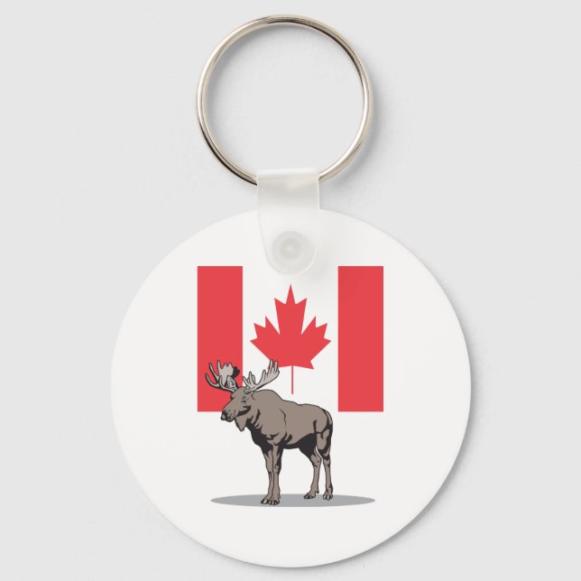 Moose Canada Schlüsselanhänger (Vorderseite)