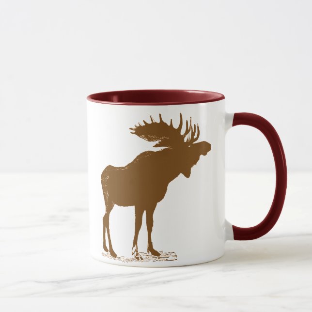 Moose Christmas Tasse (Rechts)