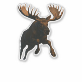 Moose Cut-out sticker