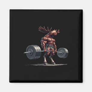 Moose DeadHebe Gym Spaß Weightlift Fitness Magnet