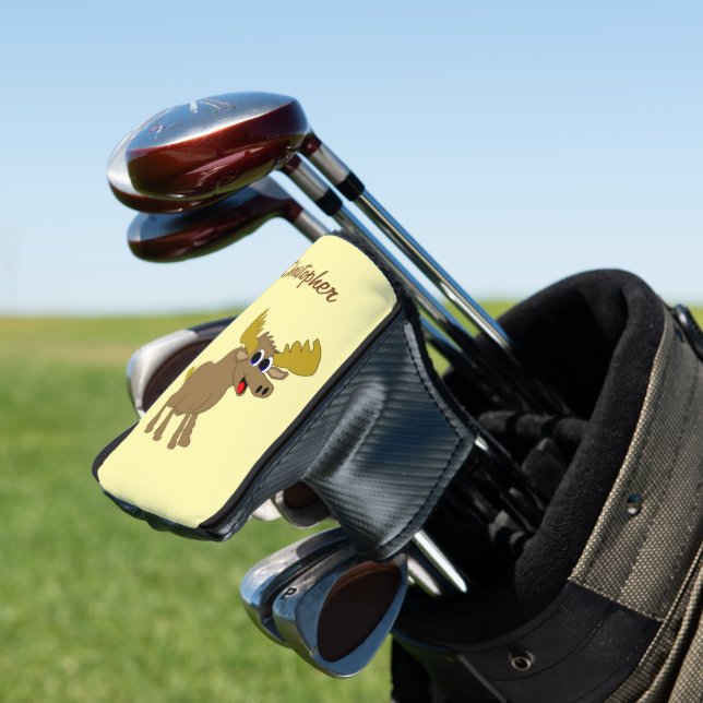 Moose Design Golf Headcover (In Situ)