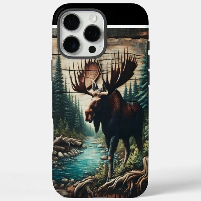 Moose durch Stream Case-Mate iPhone Hülle (Rückseite)