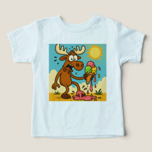 Moose-Eiscreme-Notfall – Meltdown-T-Shirt für Kind