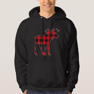 Moose Elk Kariert Buffalo Karo Pajama Lumberjack C Hoodie