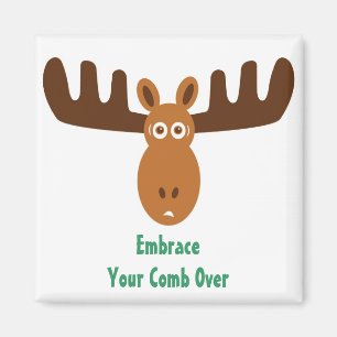 Moose Head_Embrase Ihren Kamm über Magnet