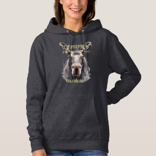 Moose Head Moose Country Conifer CO T-Shirt Kapuze Hoodie