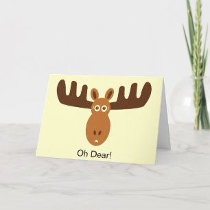 Moose Head_Oh Lieber! Jemand hat deinen Geburtstag Karte