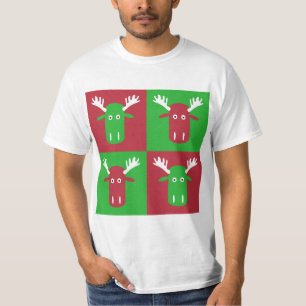Moose Head Pop Art Shirts & Jacken