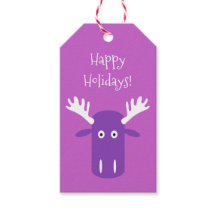 Moose Head Pop Art Sondertexte Geschenkanhänger