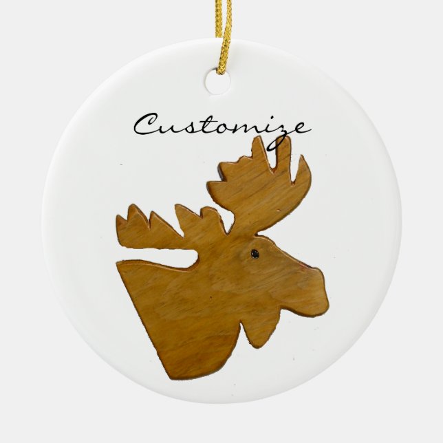 Moose Head Thunder_Cove Keramik Ornament (Vorne)