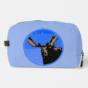 Moose im Winter - Original Wildlife Art Waschbeutel