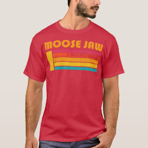 Moose Jaw Saskatchewan Canada Vintag Distressed S T-Shirt