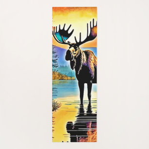 Moose Lake Sunset Majestät Yogamatte