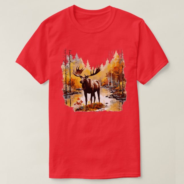 Moose Lover TShirt (Design vorne)