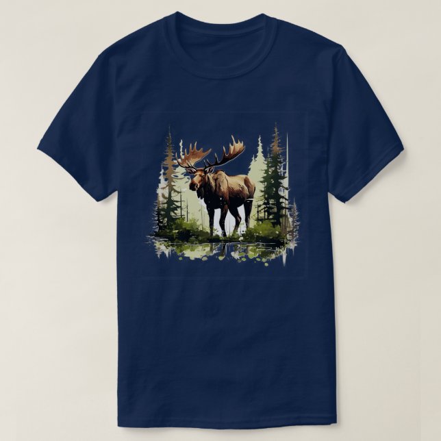 Moose Lover TShirt 5 (Design vorne)