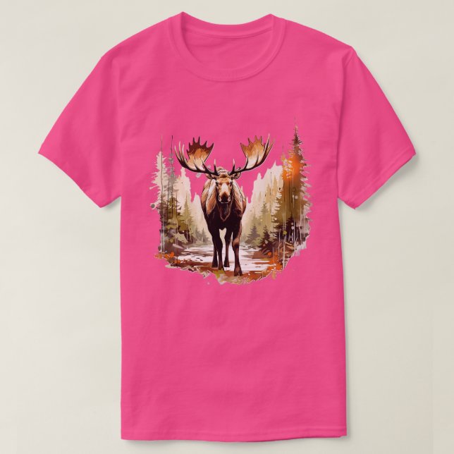 Moose Lover TShirt 7 (Design vorne)