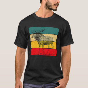 Moose Lover Vintage Elche Spirit Tier 1 T-Shirt