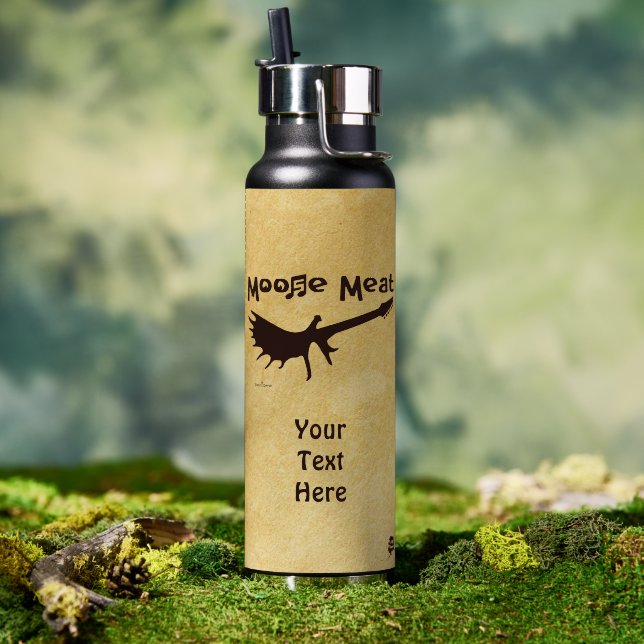 Moose Meat Rock Band Trinkflasche ( Außenbereich (gedreht))