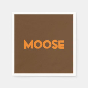 Moose Paper Napkins Serviette