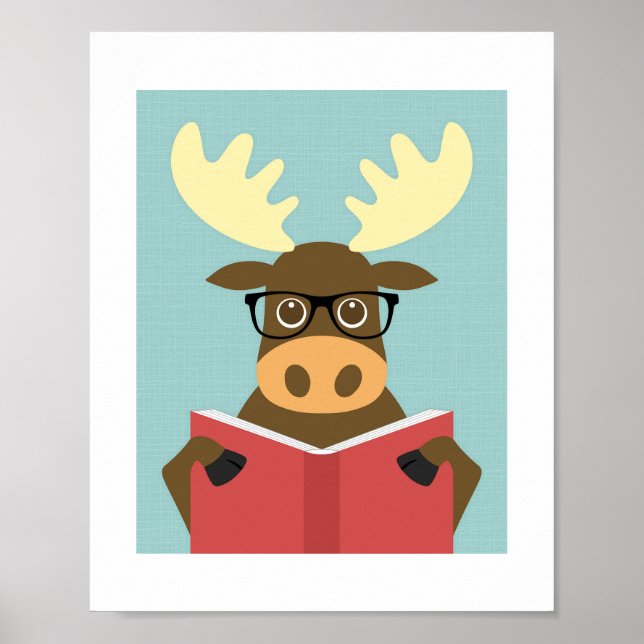 Moose Poster Print (Vorne)