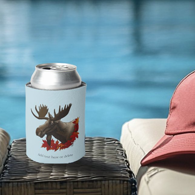 Moose Red Maple Blätter Dosenkühler (Von Creator hochgeladen)