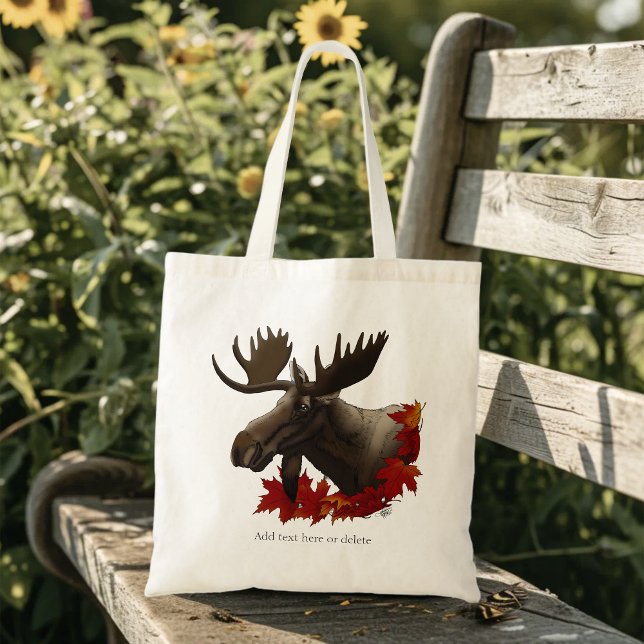 Moose Red Maple Blätter Tragetasche (Von Creator hochgeladen)