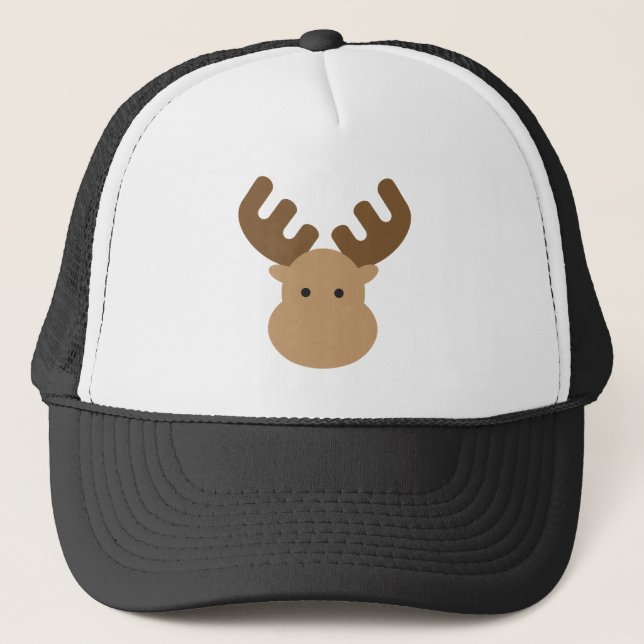 Moose Trucker Hat Truckerkappe (Vorderseite)