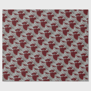 Moose Wrapping Paper Geschenkpapier