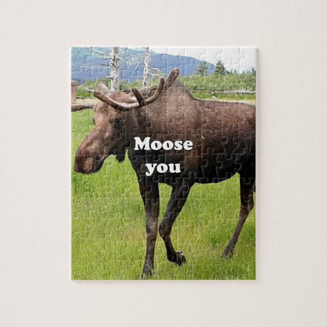 Moose you: Alaskan moose Puzzle (Vertikal)